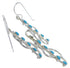 Sterling Silver Turquoise Pendant Earrings Jewelry Set NX65554